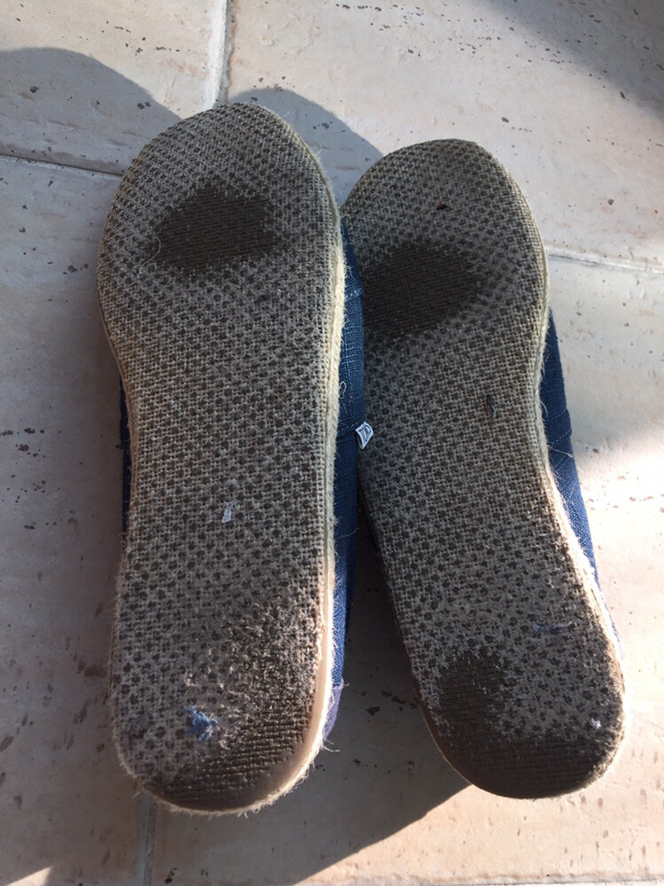 탐스 린넨 네이비 슬립온 (1시안에 사면 2500 이미지