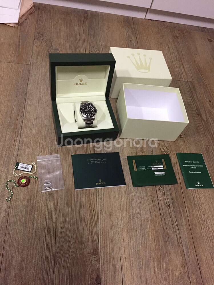 (정품)롤렉스 서브마리너 블랙 판매 116610L--0