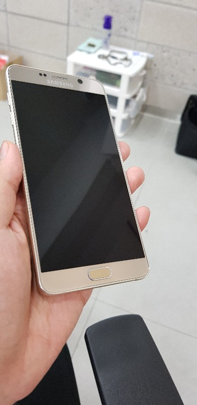 갤럭시노트5 골드 32GB 상태a급 판매합니다 이미지