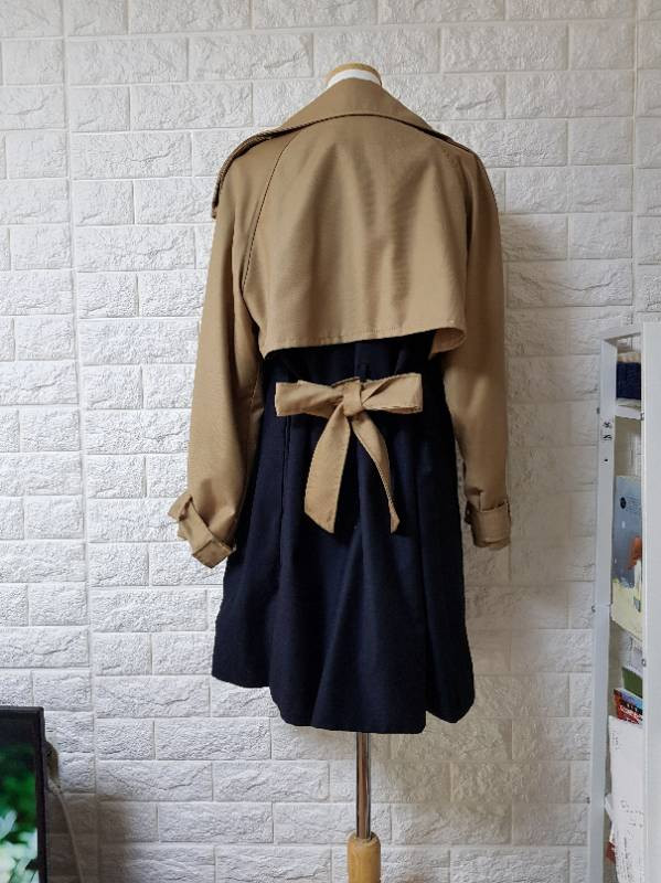 택포66/배색코트--2