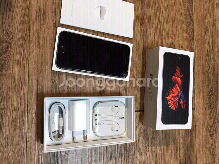 아이폰 6S 64G Space gray(이어폰,충--8