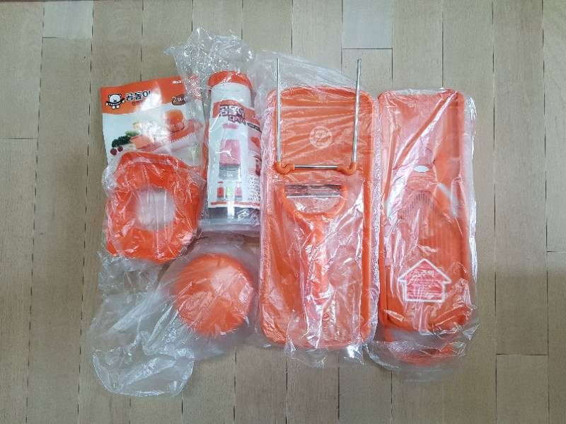 곰돌이채칼세트 (택포)--1