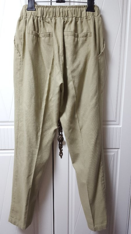 린넨 밴딩 팬츠 이미지