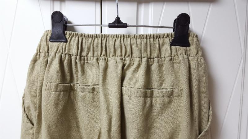 린넨 밴딩 팬츠 이미지
