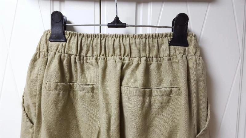 린넨 밴딩 팬츠 이미지