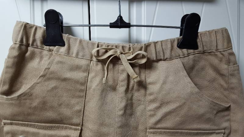 면스판 4부 밴딩 반바지 이미지