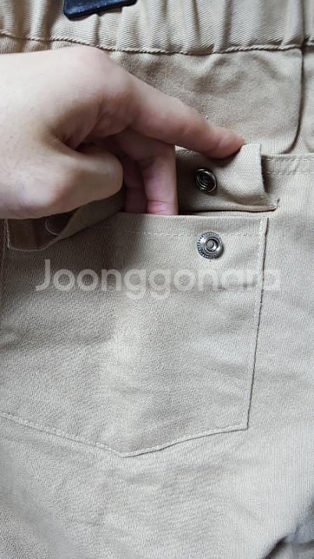 면스판 4부 밴딩 반바지--5