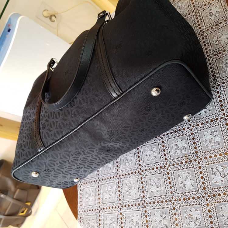 정로스)루이까또즈 신형 쟈가드 로고패턴 쇼퍼 숄더 이미지