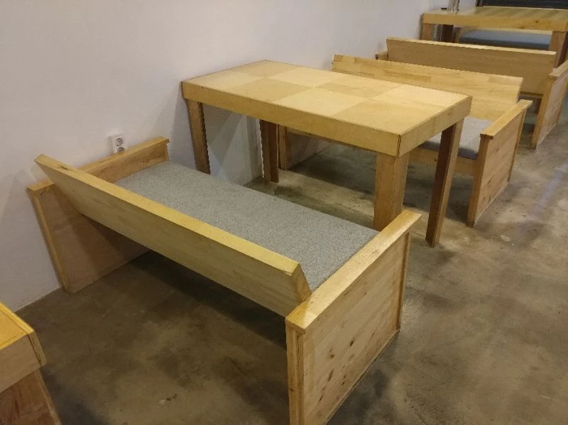식당 DIY 제작 의자 이미지