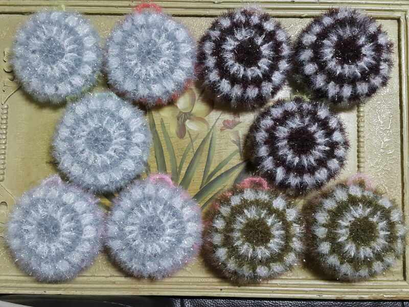 핸드메이드 수세미--4