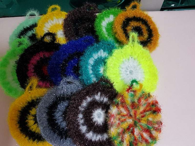 직접뜬 수세미 800원 무배 --8