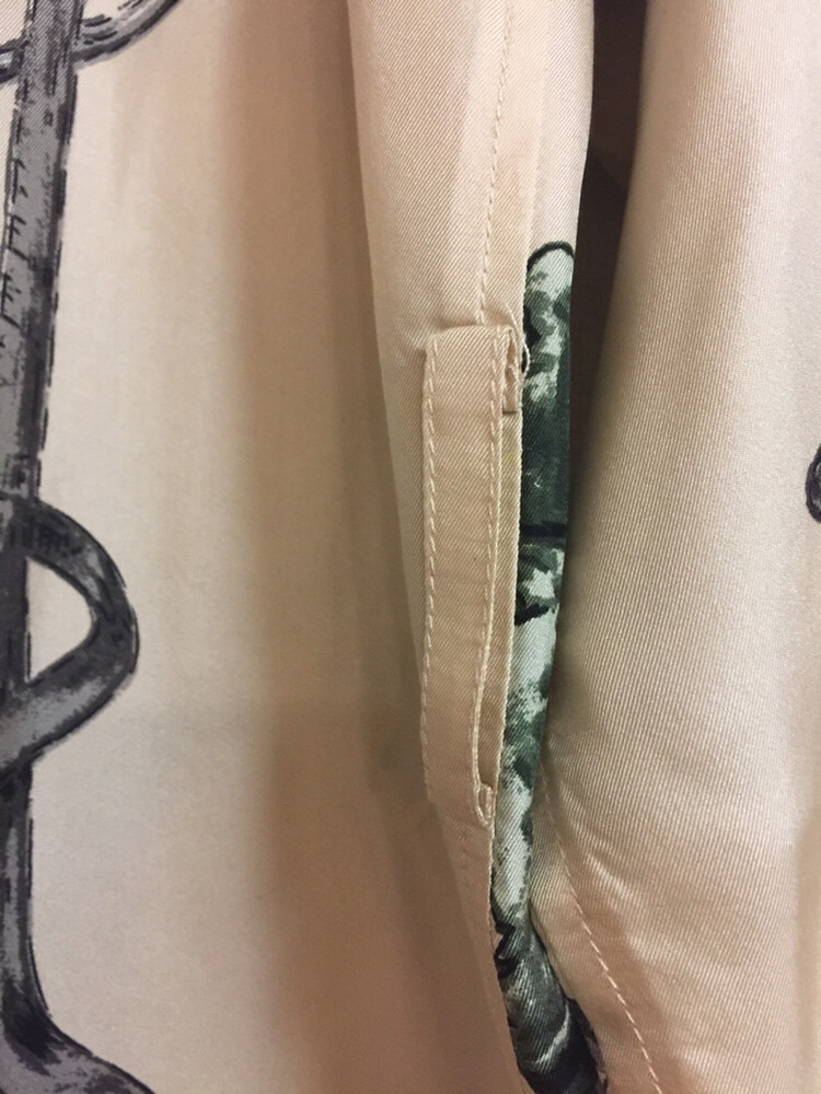 프라다실크 바바리_55사이즈--6