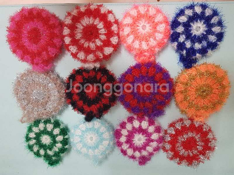 직접뜬 수세미 800원 무배 --1
