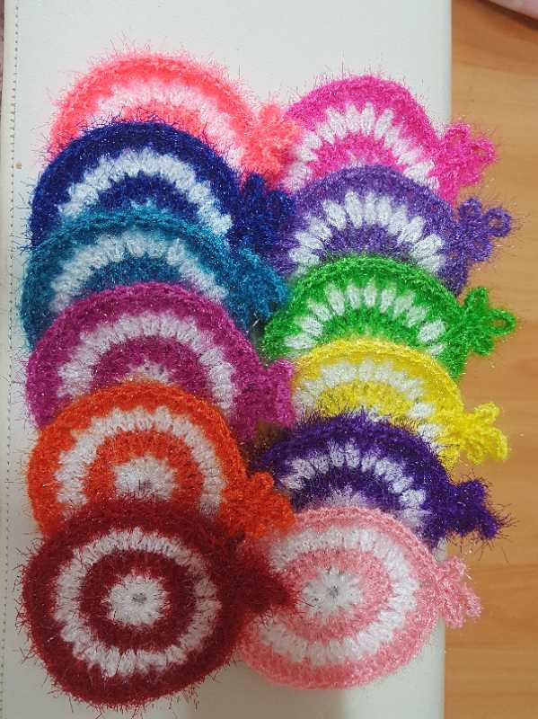 직접뜬 수세미 800원 무배 이미지