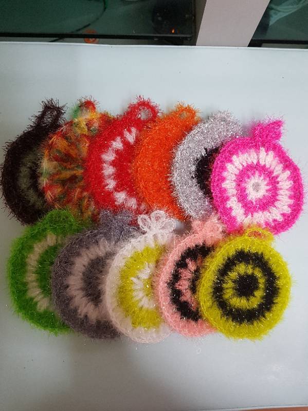 직접뜬 수세미 800원 무배 이미지