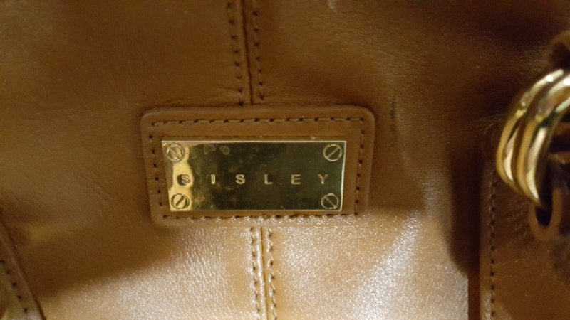 시슬리 브라운 토트백--4