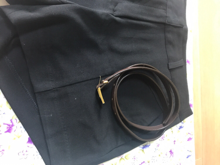 플래퍼 반바지+벨트 세트--4