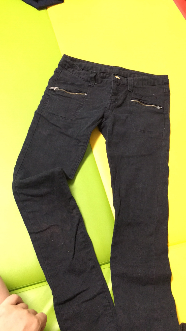 블랙 스키니진--1