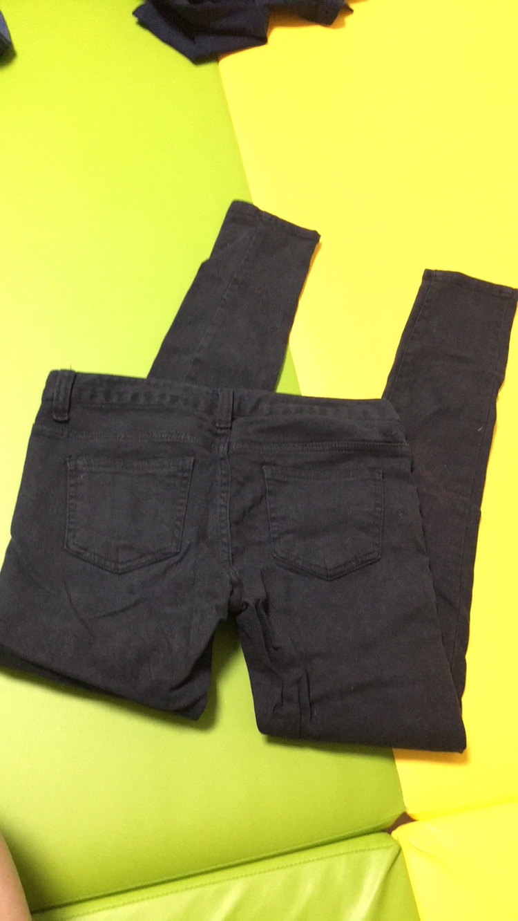 블랙 스키니진--2