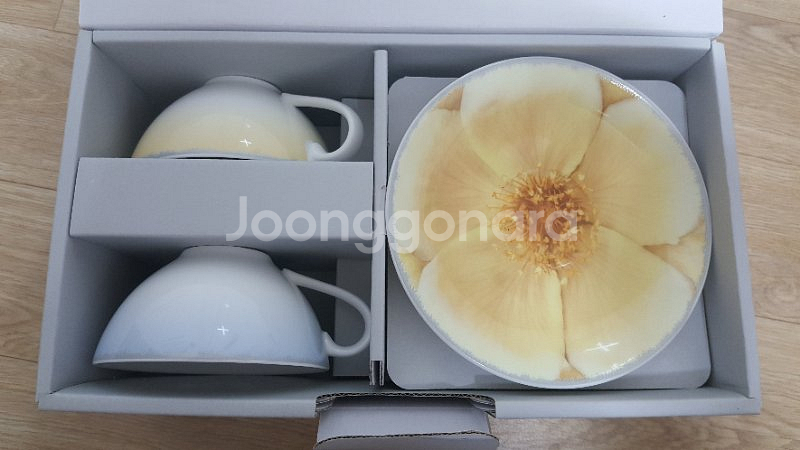 한국도자기 찻잔세트 새상품--0