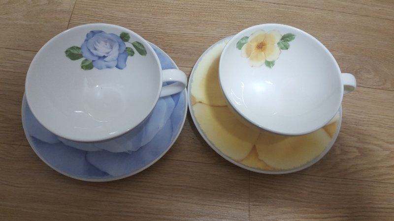 한국도자기 찻잔세트 새상품 이미지