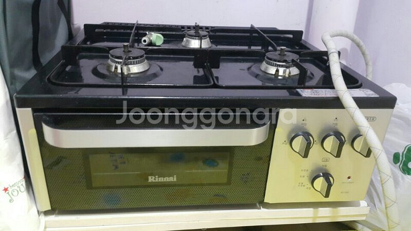 린나이 RT-7200 3버너1그릴 가스렌지(온도센--2
