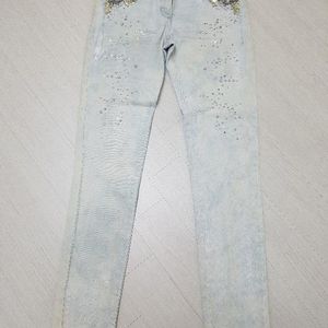 오브제 빈티지 보석청바지