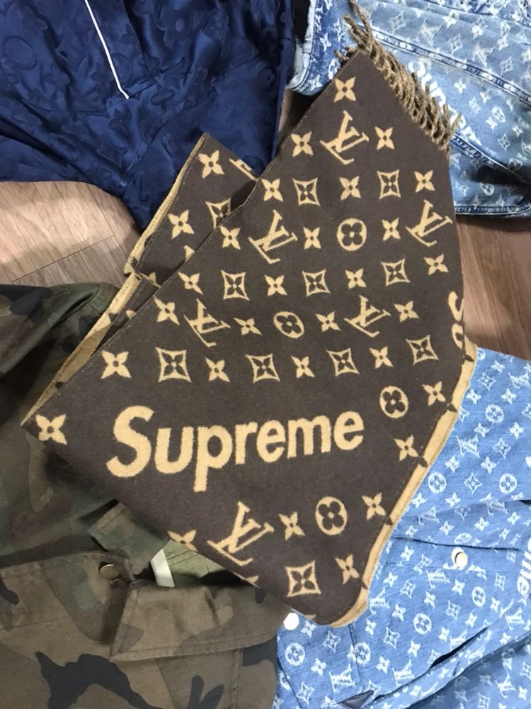 슈프림루이비통 머플러 이미지