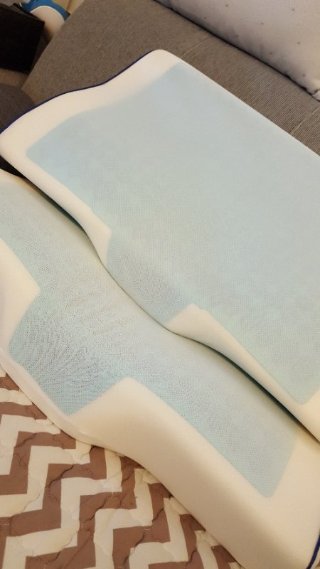 메모리폼 쿨경추베개--1