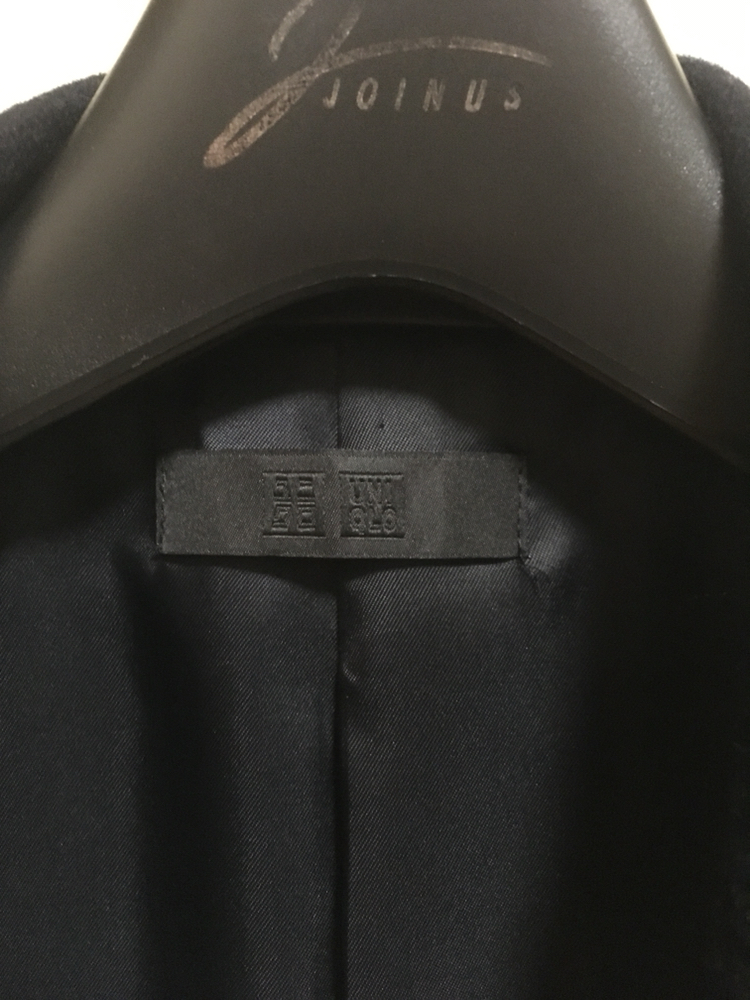 유니클로 코트 (네이비 M) H&M 피코트(블랙  이미지