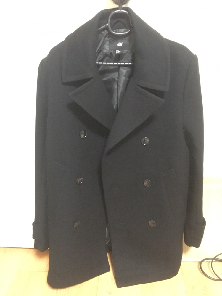 유니클로 코트 (네이비 M) H&M 피코트(블랙  이미지