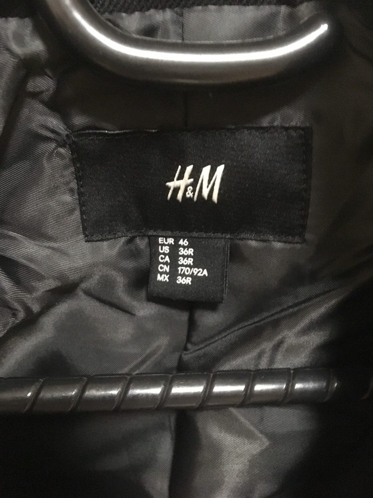 유니클로 코트 (네이비 M) H&M 피코트(블랙  이미지