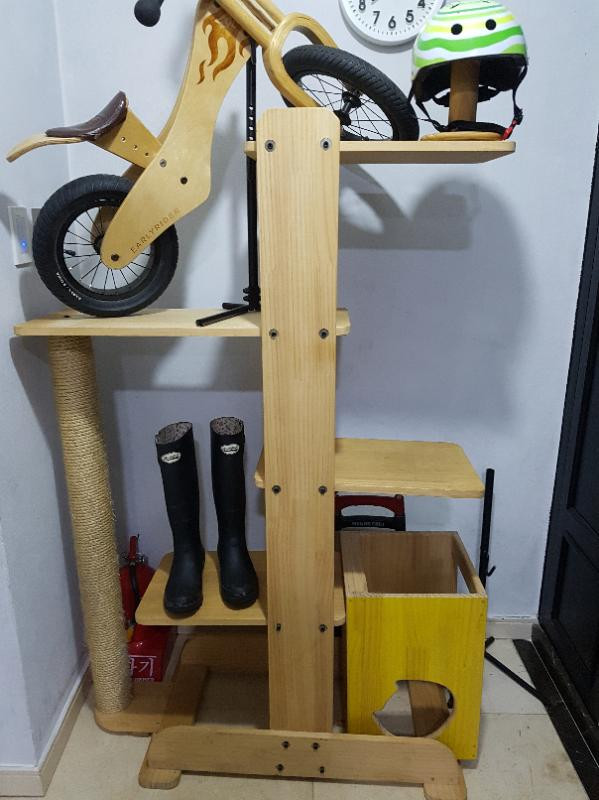 캣타워&원목화장실 10만원--0