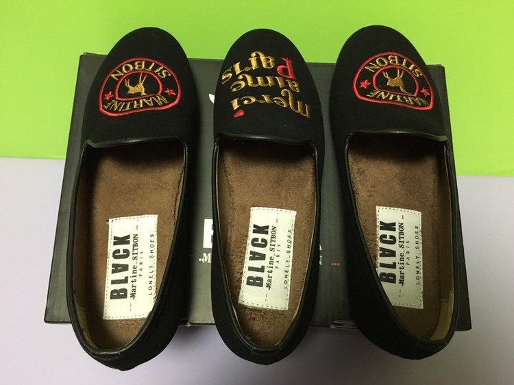 블랙 마틴싯봉 론니슈즈--1