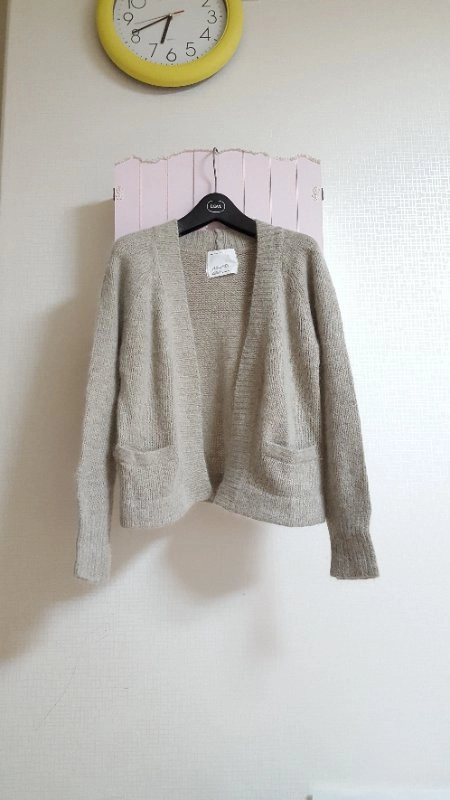 모카베이지 앙고라 가디건♡ 이미지