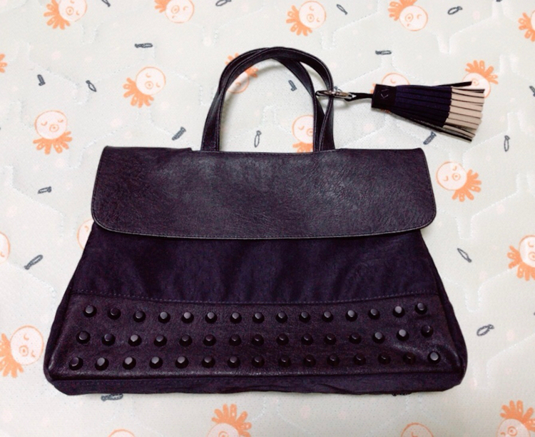 콰니 더호넷 블랙스터드 가방 S--0