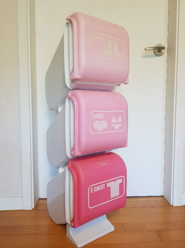 3단 빨래수거함(최상급 제품)--1