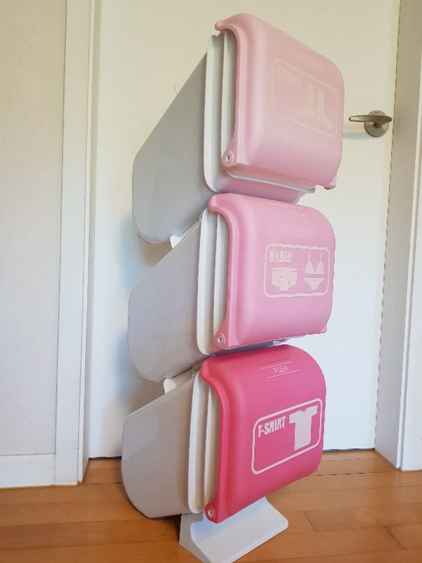 3단 빨래수거함(최상급 제품)--2