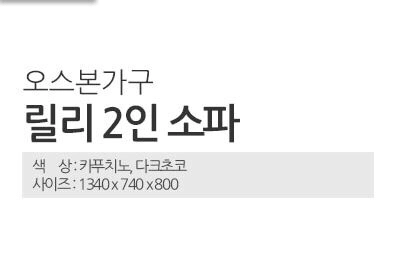 2인용 쇼파 / 2인 쇼파 / 2인용 소파 / 2 이미지