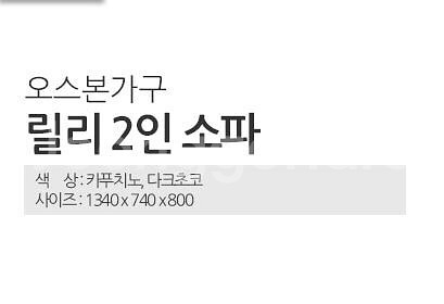 2인용 쇼파 / 2인 쇼파 / 2인용 소파 / 2--1