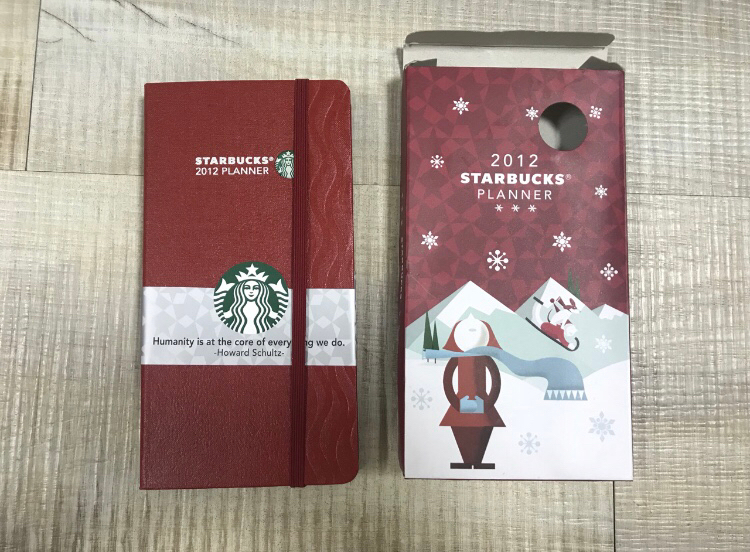 스타벅스 다이어리 2012 이미지