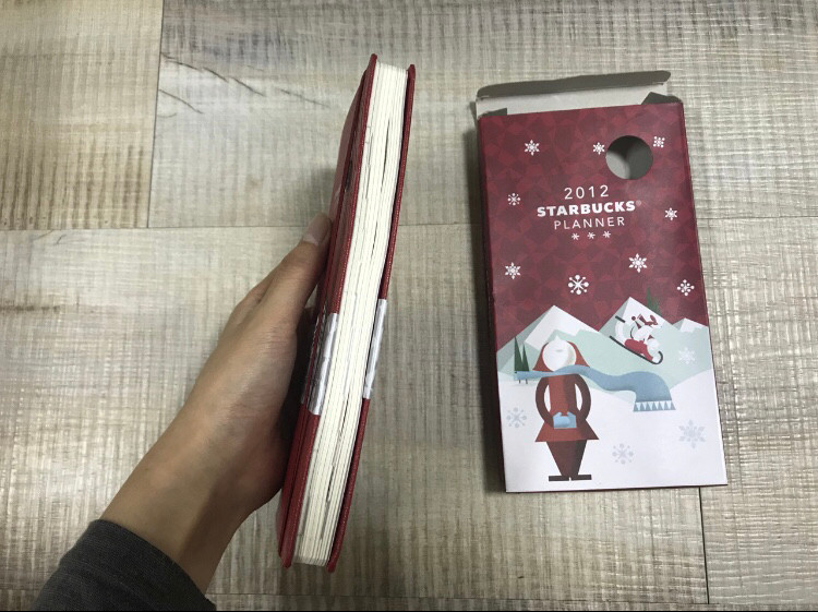 스타벅스 다이어리 2012 이미지