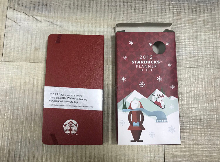 스타벅스 다이어리 2012 이미지