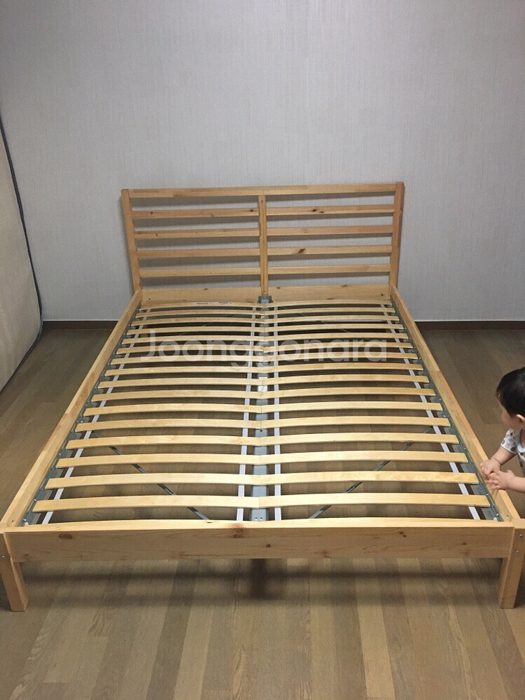 이케아 퀸 침대 프레임 팔아요(가격내림)--0
