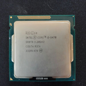 cpu 인텔 코어 i5 3470