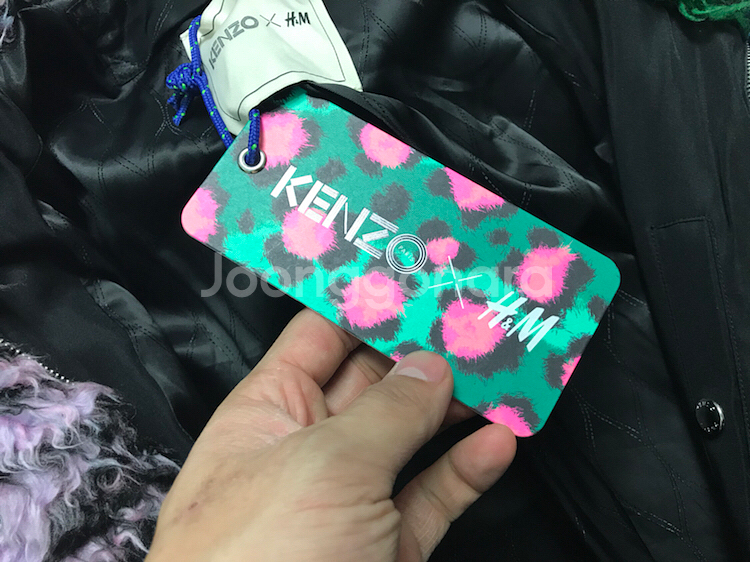 겐조 h&m 퍼자켓--3