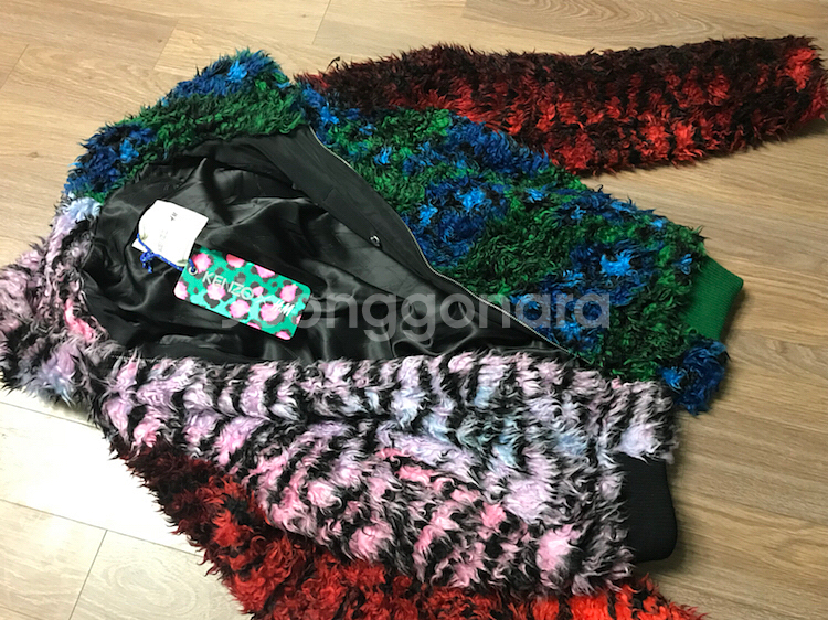 겐조 h&m 퍼자켓--4