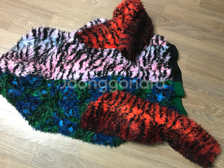 겐조 h&m 퍼자켓--7