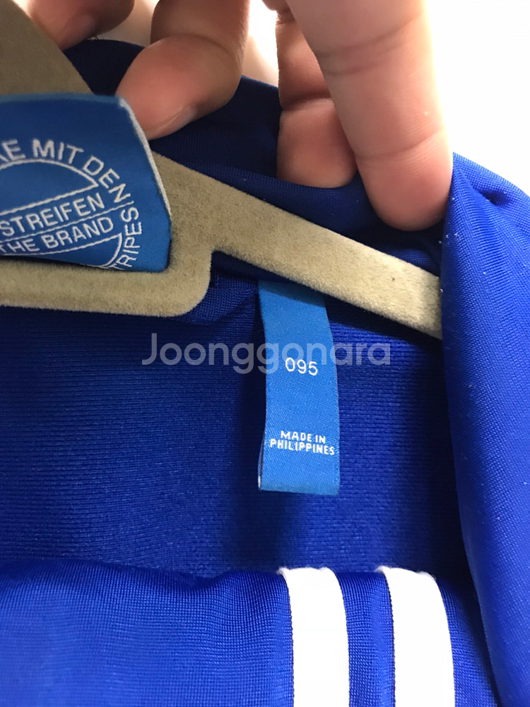 아디다스 파이어버드 파란색 트레이닝--2