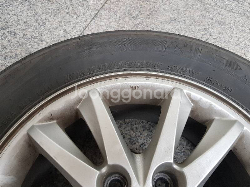 TG그랜져 순정 225  55  16 휠과 타이어--1